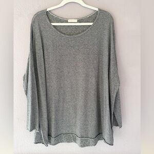 CP Shades Striped Long Sleeve Wool Blend Shirt Lagenlook Size Large‎